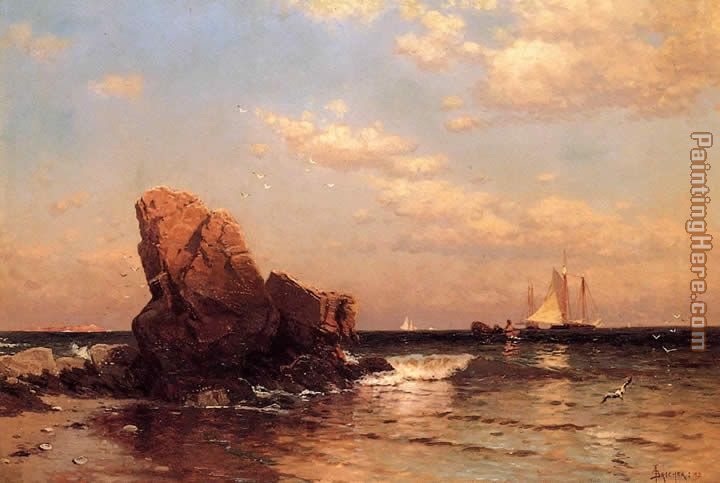 By the Shore painting - Alfred Thompson Bricher By the Shore art painting
